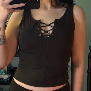 (3 for $30) Hollister Cropped Tank Top